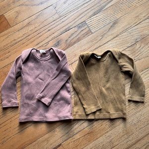 3-6M Quincy Mae ribbed shirts